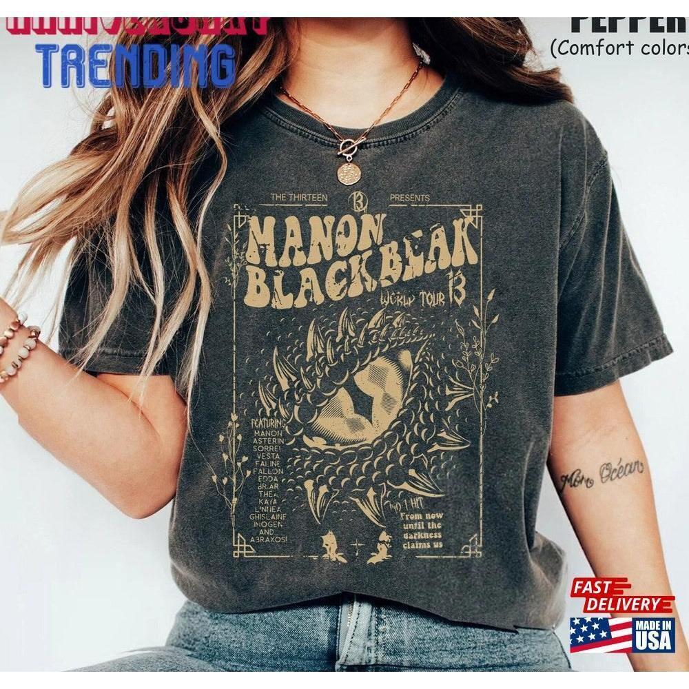 Manon Blackbeak Throne Of Glass Shirt Sarah Tshirt Rowan Whitethorn Unisex